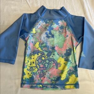 12-18M UV Skinz Kids Swim Rash Guard with Turtle Design